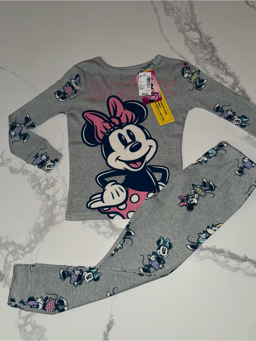 The Children's Place Disney Minnie Mouse Girls Pajama Set Size 6
